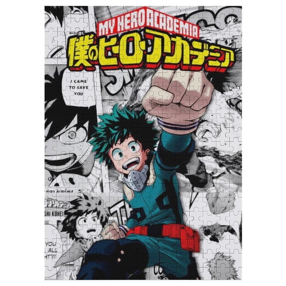 My Hero Academia Jigsaw Puzzle, Wood Puzzles Adult, 300 PCS Jigsaw Puzzle Perfect for Game Nights