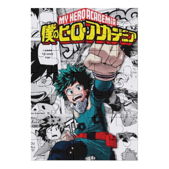 My Hero Academia Jigsaw Puzzle, Wood Puzzles Adult, 35 PCS Jigsaw Puzzle Perfect for Game Nights
