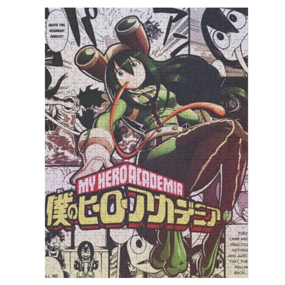 My Hero Academia Jigsaw Puzzle, Wood Puzzles Adult, 500 PCS Jigsaw Puzzle Perfect for Game Nights