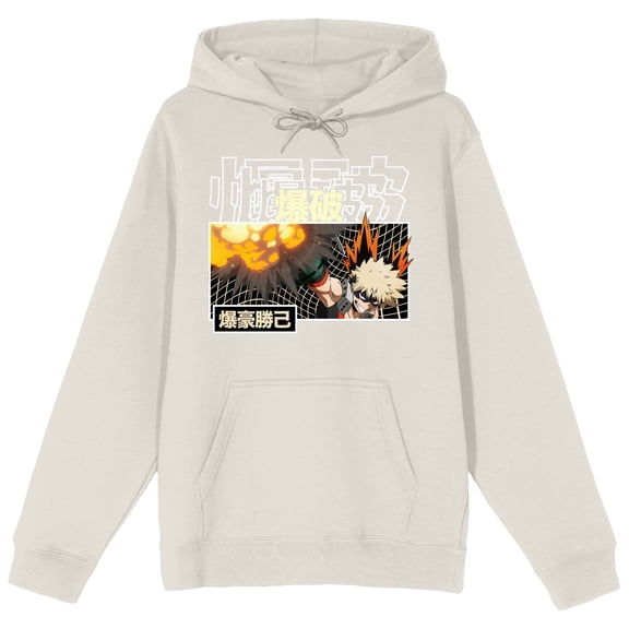 My Hero Academia Kacchan Explosion Quirk Men's Sand Sweatshirt-3XL