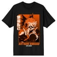 thumbnail image 1 of My Hero Academia Katsuki Bakugo Explosion Men's black T-shirt-6XL, 1 of 3