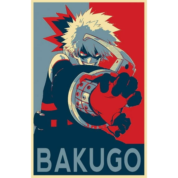 My Hero Academia Katsuki Bakugo Poster 12x18inch (30x46cm) poster, perfect for any room! Frameless art Wall Art Gift