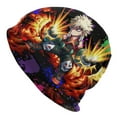 thumbnail image 1 of My Hero Academia Katsuki Bakugo Slouchy Hat For Men Women Teen Unisex Winter Hat Elastic Knitted Beanie Hats, 1 of 8