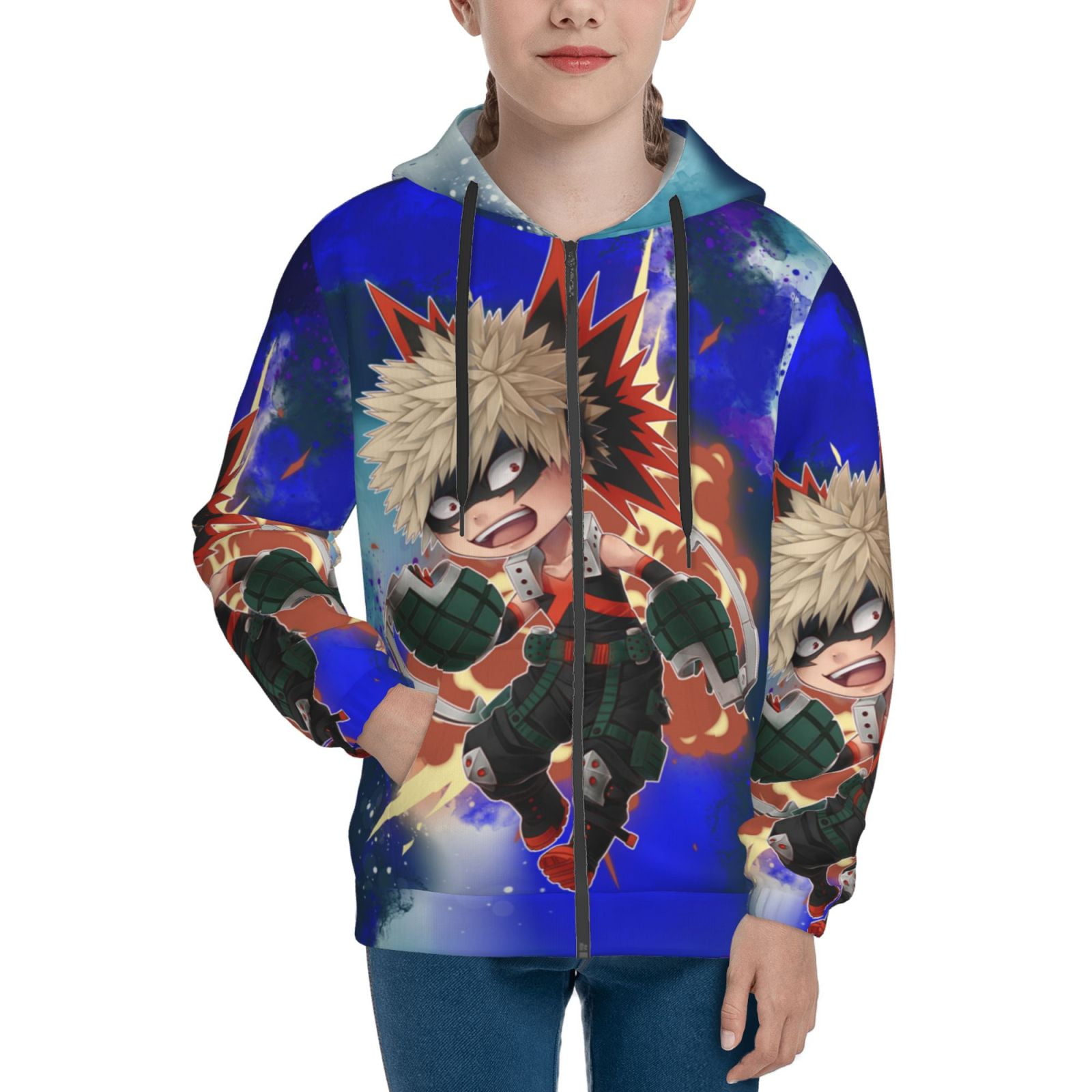 Sylveon Game Teenager Hoodies Shirt Zipper Sweatshirts Hooded - Main Image