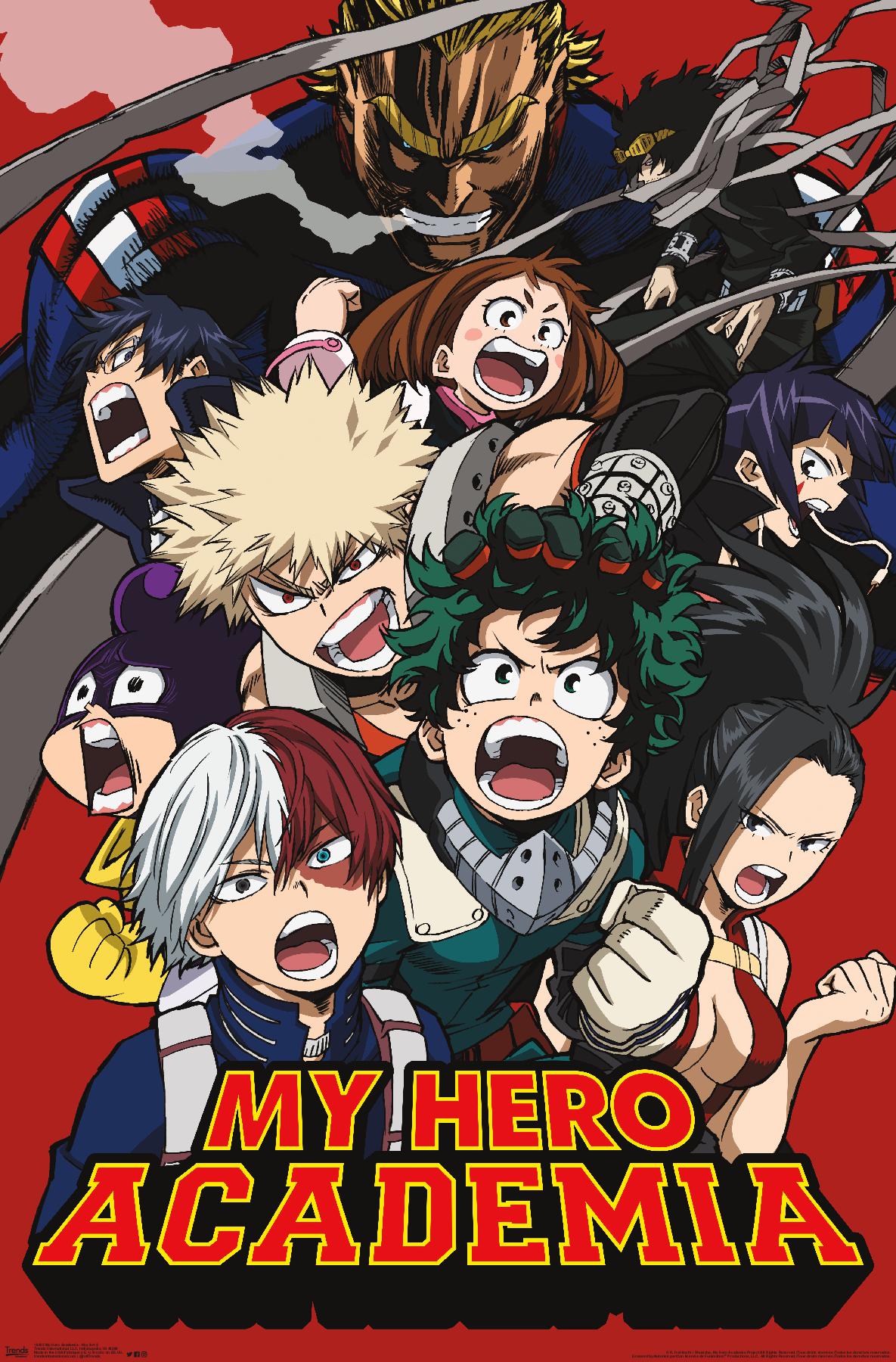 My Hero Academia - Key Art 2 Wall Poster, 14.725" x 22.375"