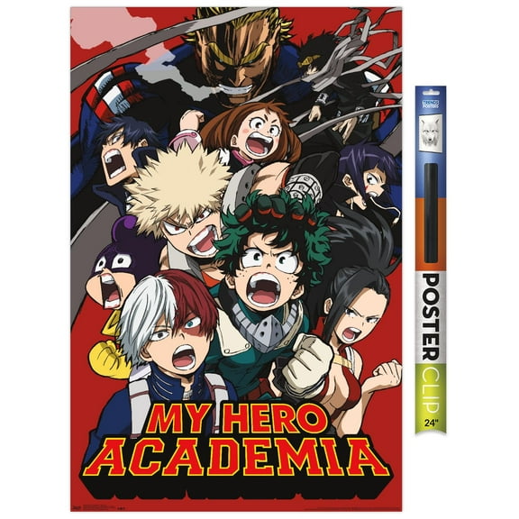 My Hero Academia - Key Art 2 Wall Poster, 22.375" x 34"