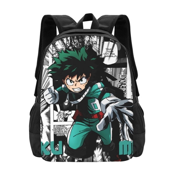 My Hero Academia Backpack Bookbag Casual Daypack Travel Backpacks for Work Hiking Camping