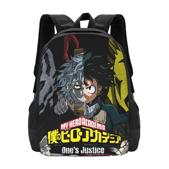 My Hero Academia Backpack Bookbag Casual Daypack Travel Backpacks for Work Hiking Camping