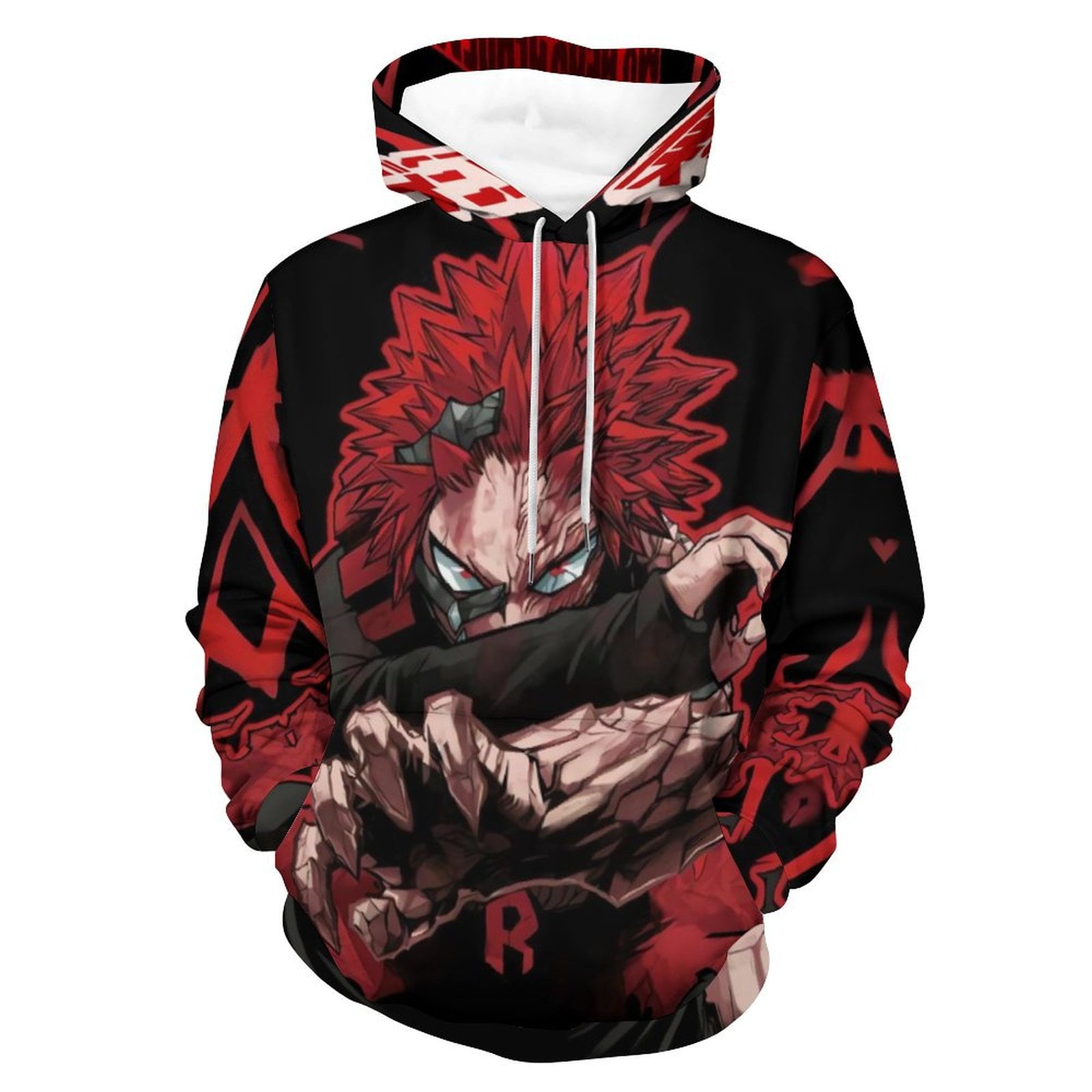 My Hero Academia Kirishima Eijirou Hoodie Unisex 3d Novelty Hoodies Graphic Hoodies Pullover Sweatshirts For Men Women Teen 3XL