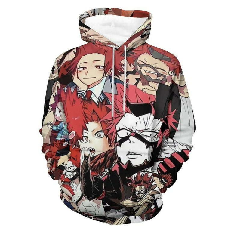 Hooded Sweatshirt Kirishima Sweatshirt My Hero Academia Kirishima