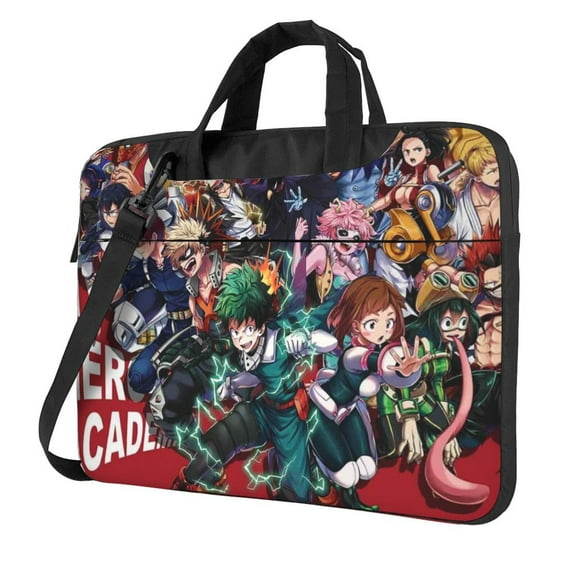 My Hero Academia Laptop Bag, 13 inch Computer Bag Messenger Shoulder Bag Carrying Case for Laptop or Tablet