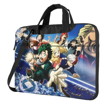 My Hero Academia Laptop Bag, 13 inch Computer Bag Messenger Shoulder Bag Carrying Case for Laptop or Tablet
