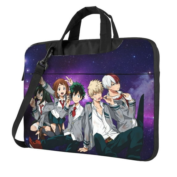 My Hero Academia Laptop Bag Shoulder Portable Laptop Case Sleeve Chromebook Notebook Messenger Briefcase Adjustable Handbag For Women & Men