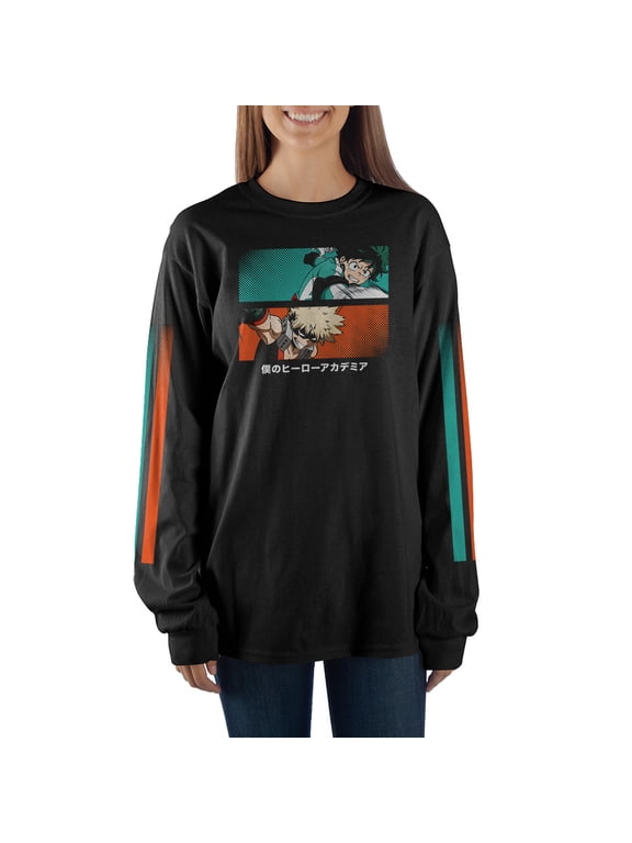 My Hero Academia Long Sleeve Tee Shirt-Medium