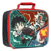 My Hero Academia Lunch Box Chibi Deku Shoto And Bakugo Anime Manga Lunch Bag 10"