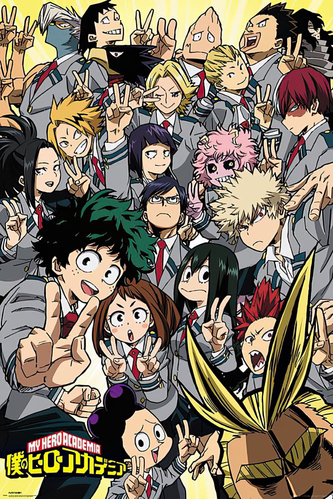 my-hero-academia-manga-anime-tv-show-poster-print-characters-walmart-business-supplies for Free Printable My Hero Academia Invitations My Hero Academia - Manga / Anime TV Show Poster / Print (Characters) - Walmart Business Supplies for Free Printable My Hero Academia Invitations