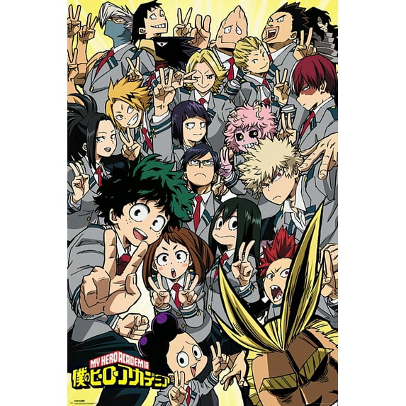 My Hero Academia - Manga / Anime TV Show Poster / Print (Characters)
