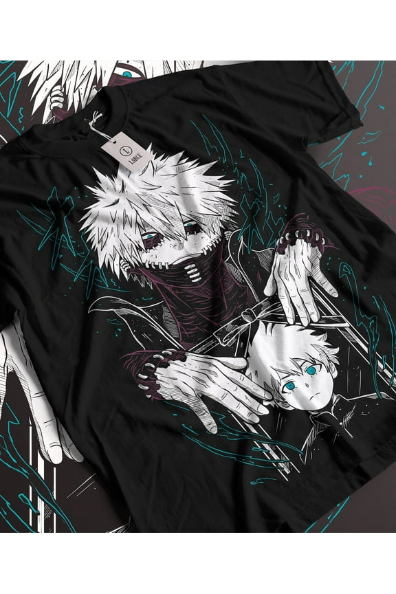 My Hero Academia Manga Anime Tshirt, Boku no Hero Dabi Shirt, Shoto Todoroki
