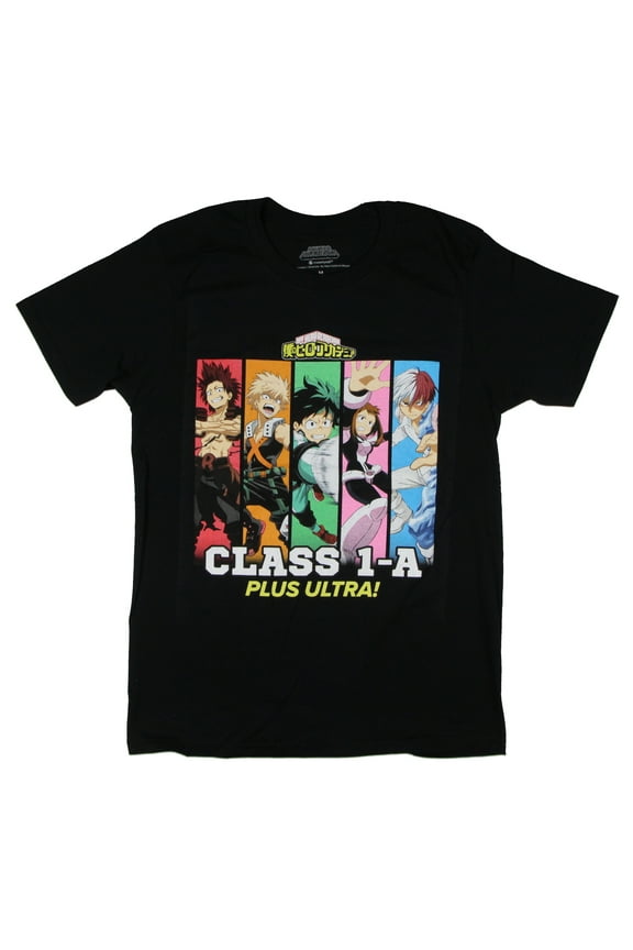 My Hero Academia Men's Class 1-A Plus Ultra Character Panels T-Shirt