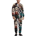 thumbnail image 1 of My Hero Academia Men's Lounge Pajamas Set 2-Piece Crew Neck Sleepwear Soft Long Sleeve Top & Pants for Sleep, Home & Vacation XL, 1 of 8