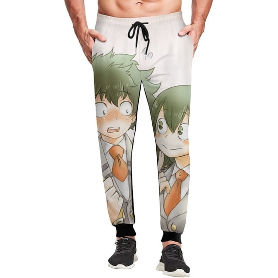 My Hero Academia Men's Sweatpants 3D Printing Casual Joggers Pants Trousers Fashion Daily Sweatpants With Drawstring Closed Bottom