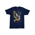 thumbnail image 1 of My Hero Academia Mens Navy Blue Graphic Tee Short Sleeve T-Shirt Large, 1 of 1