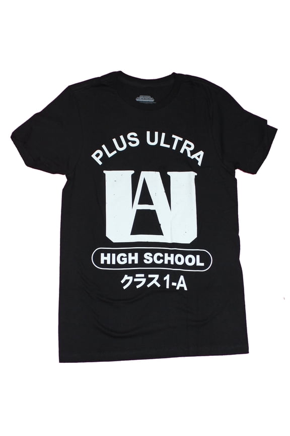 My Hero Academia Mens T-Shirt - Plus Ultra UA High School Logo (Small)
