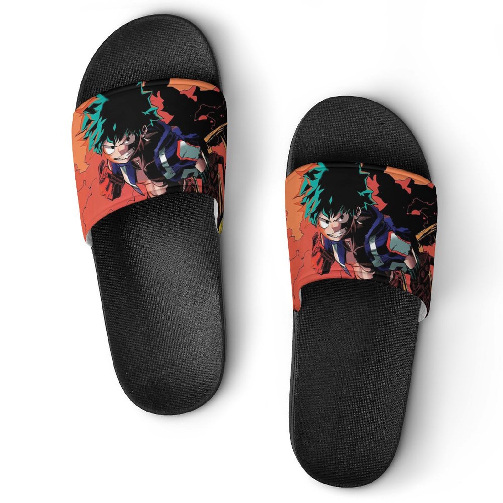 My Hero Academia Mha Deku Unisex Slippers Summer Beach  display picture 1