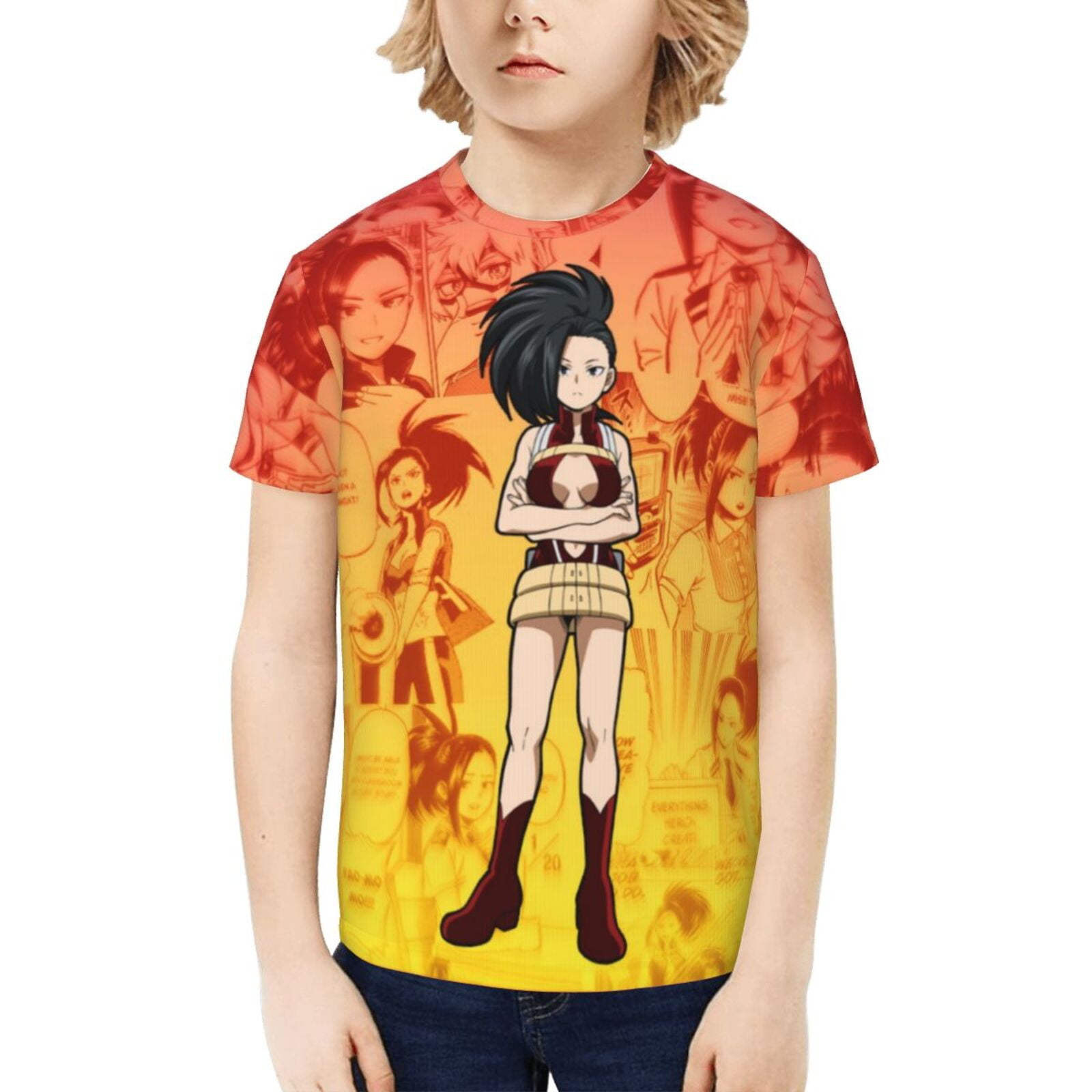 My Hero Academia Momo Yaoyorozu Kids T-Shirt 3d Printed Graphic T