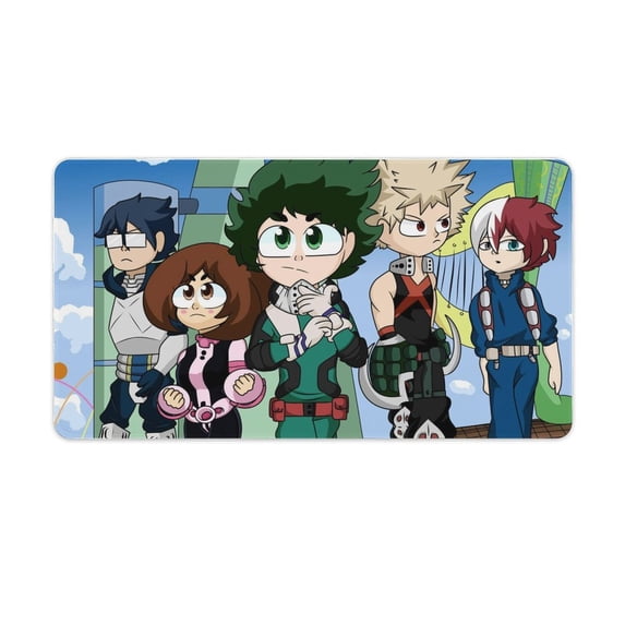 My Hero Academia Mouse Pad Extended Gaming No-sliped Large Desk Mat Stitched Edge Keyboard Mat Mousepad