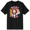 thumbnail image 1 of My Hero Academia Ochaco Uraraka Close-Up Men's Black Graphic Tee-Large, 1 of 3