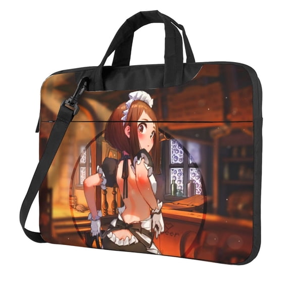 My Hero Academia Ochako Uraraka Laptop Bag Laptop Case Computer Notebook Briefcase Messenger Bag With Adjustable Shoulder Strap 14 Inch