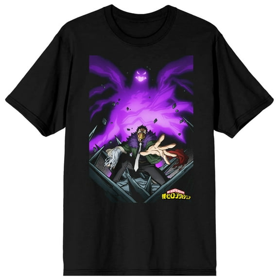 My Hero Academia Overhaul Glowing Quirk Men's Black T-shirt-Medium