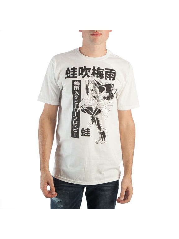 My Hero Academia Rainy Season Hero Froppy Men's White T-shirt-Small