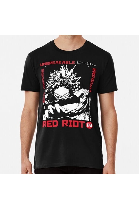 My Hero Academia Red Riot Kirishima S to 5XL Made in the USA T-Shirt