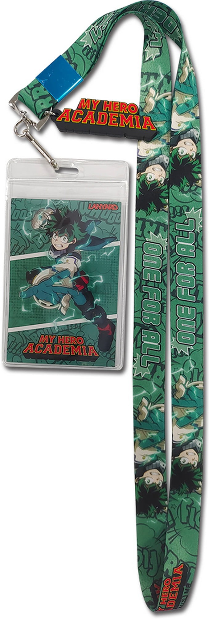 Great Eastern Entertainment My Hero Academia S5: Izuku Deku Midoriya Lanyard #01 with ID Holder and Charm