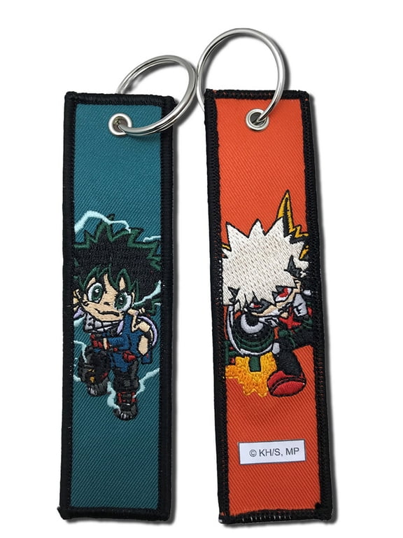 My Hero Academia S5 - SD Midoriya Izuku "Deku" And Katsuki Bakugo Fabric Keychain