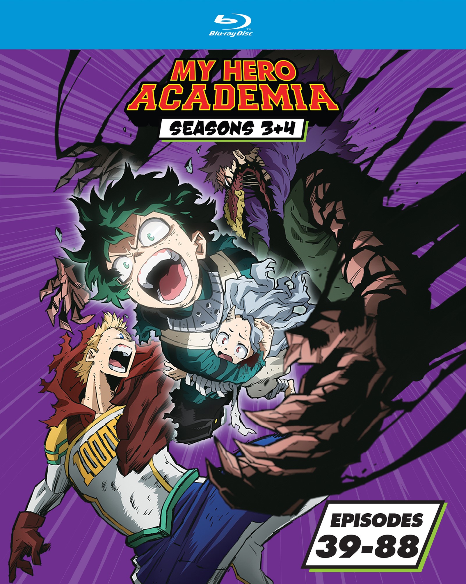 My Hero Academia: Season 3 and 4 (Walmart Exclusive) (Blu-ray Crunchyroll) - image 1 of 2