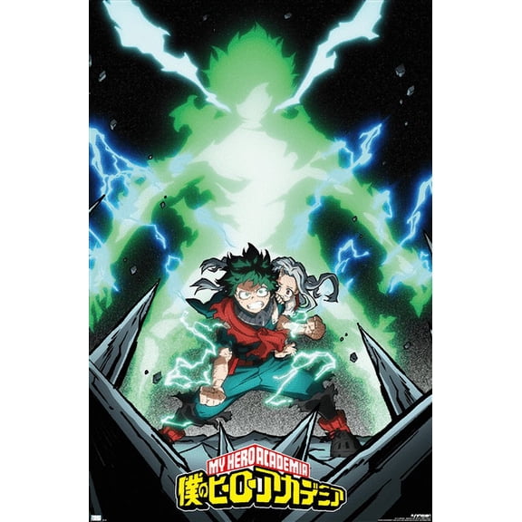 My Hero Academia: Season 4 - Deku Visual Wall Poster, 22.375" x 34"