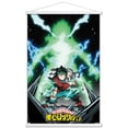 thumbnail image 1 of My Hero Academia: Season 4 - Deku Visual Wall Poster with Wooden Magnetic Frame, 22.375" x 34", 1 of 3