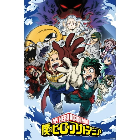 My Hero Academia: Season 4 - Key Art Wall Poster, 22.375" x 34"