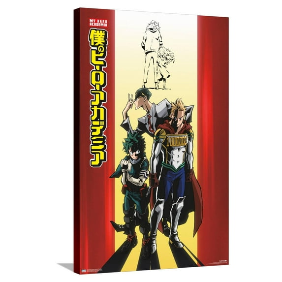 My Hero Academia: Season 4 - One Sheet Canvas Wall Poster, 22.375" x 34"