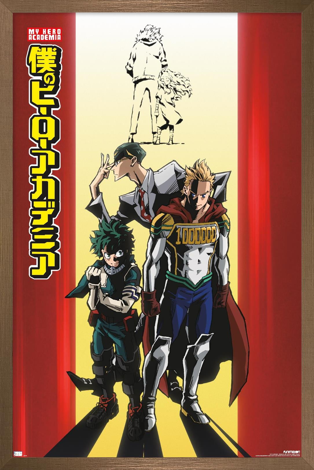My Hero Academia: Season 4 - One Sheet Wall Poster, 14.725" x 22.375" Framed