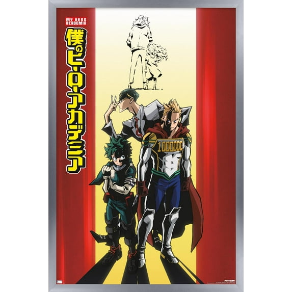My Hero Academia: Season 4 - One Sheet Wall Poster, 22.375" x 34" Framed
