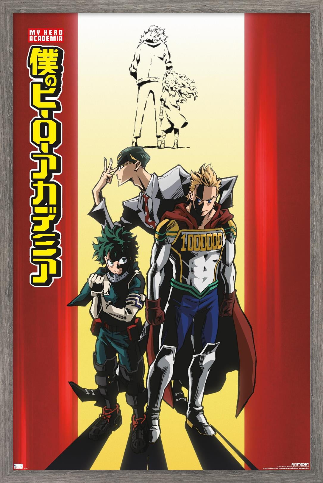 My Hero Academia: Season 4 - One Sheet Wall Poster, 22.375" x 34" Framed