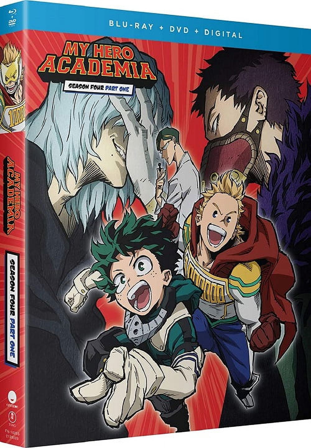 My Hero Academia: Season 4 Part 1 (Blu-ray + DVD)