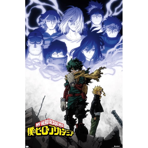 My Hero Academia: Season 6 - Key Art 2 Wall Poster, 14.725" x 22.375"