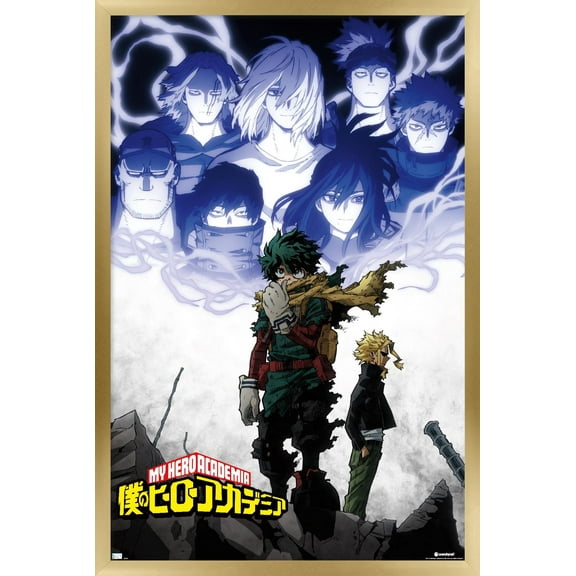 My Hero Academia: Season 6 - Key Art 2 Wall Poster, 22.375" x 34" Framed