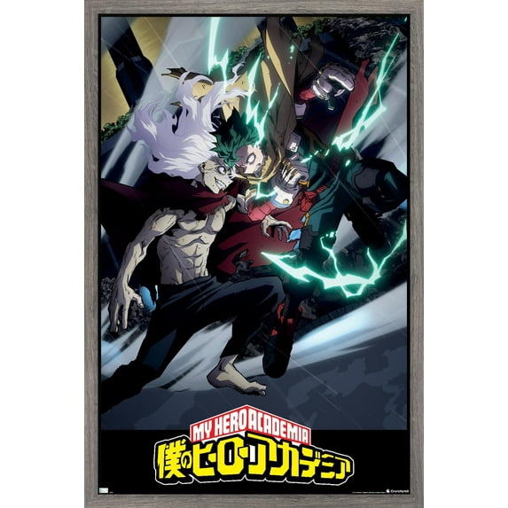 My Hero Academia: Season 7 - Key Art Wall Poster, 14.725" x 22.375" Framed