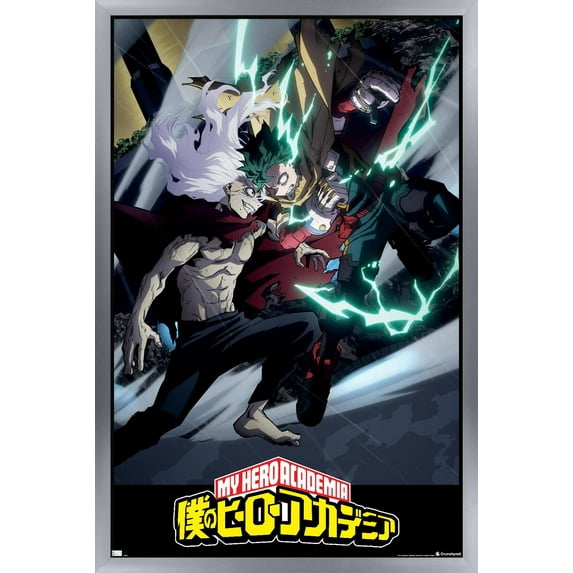 My Hero Academia: Season 7 - Key Art Wall Poster, 22.375" x 34" Framed